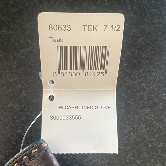 Coach Leather lined with Cashmere women's gloves.NWT - Picture 2 of 5